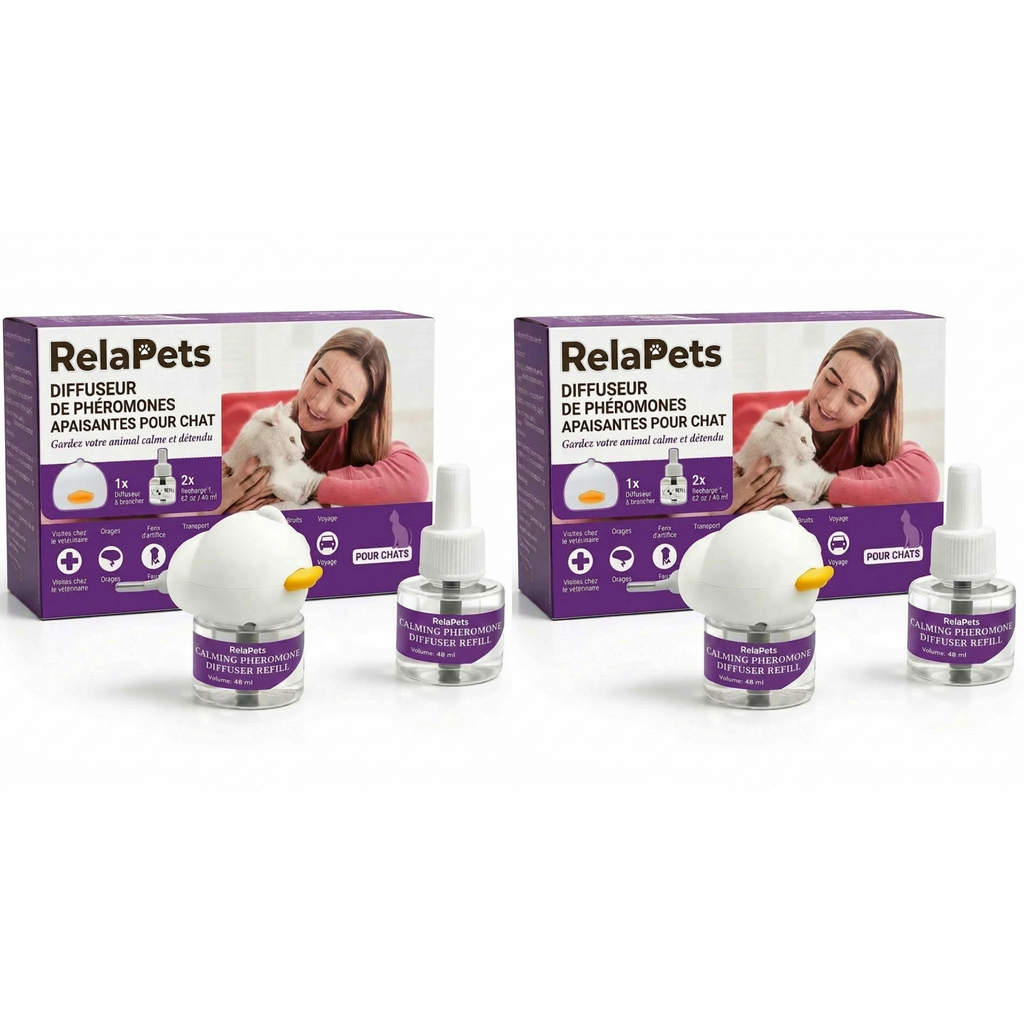 Kit diffuseur anti-stress pour chats