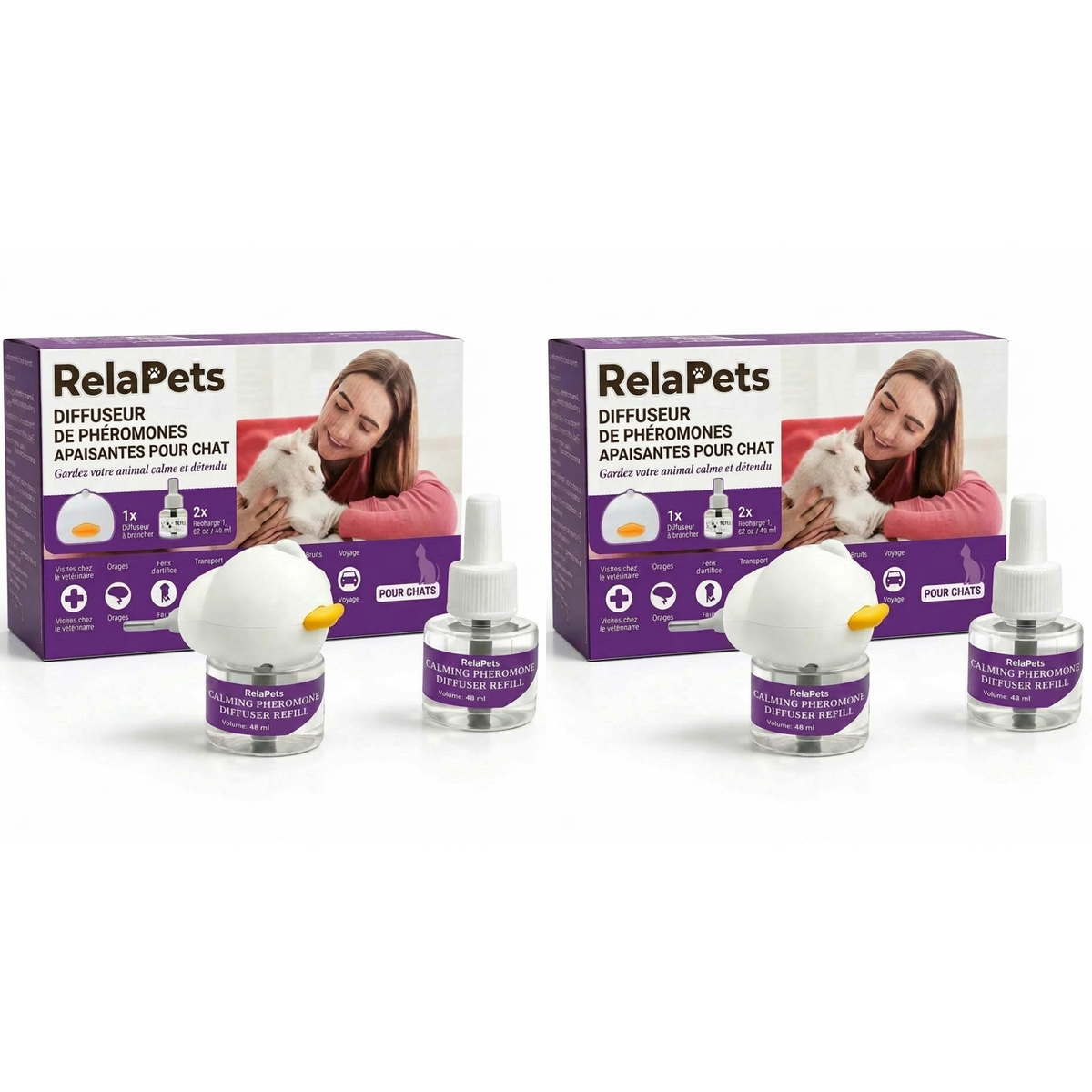 Kit diffuseur anti-stress pour chats